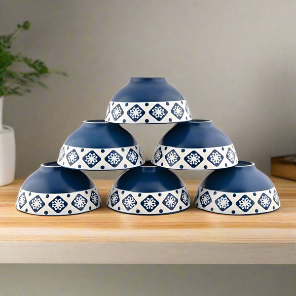 Indulge In Indigo Bowls - Set Of Six