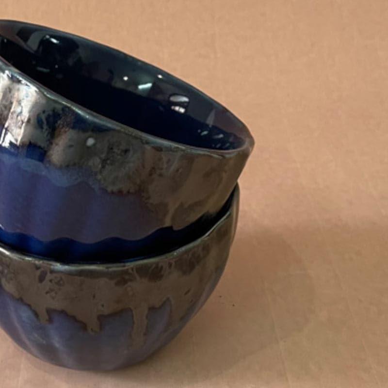 Buy Leno Snack Bowl Blue - 200 ML Bowl from Vaaree