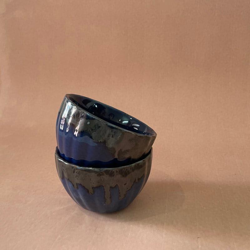 Buy Leno Snack Bowl Blue - 200 ML Bowl from Vaaree