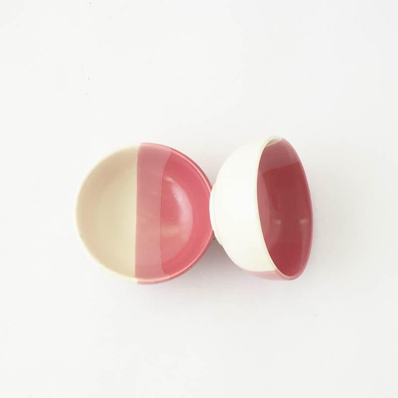 Buy Monochromatic Bowl (Pink &White)- Set Of Two Bowl from Vaaree