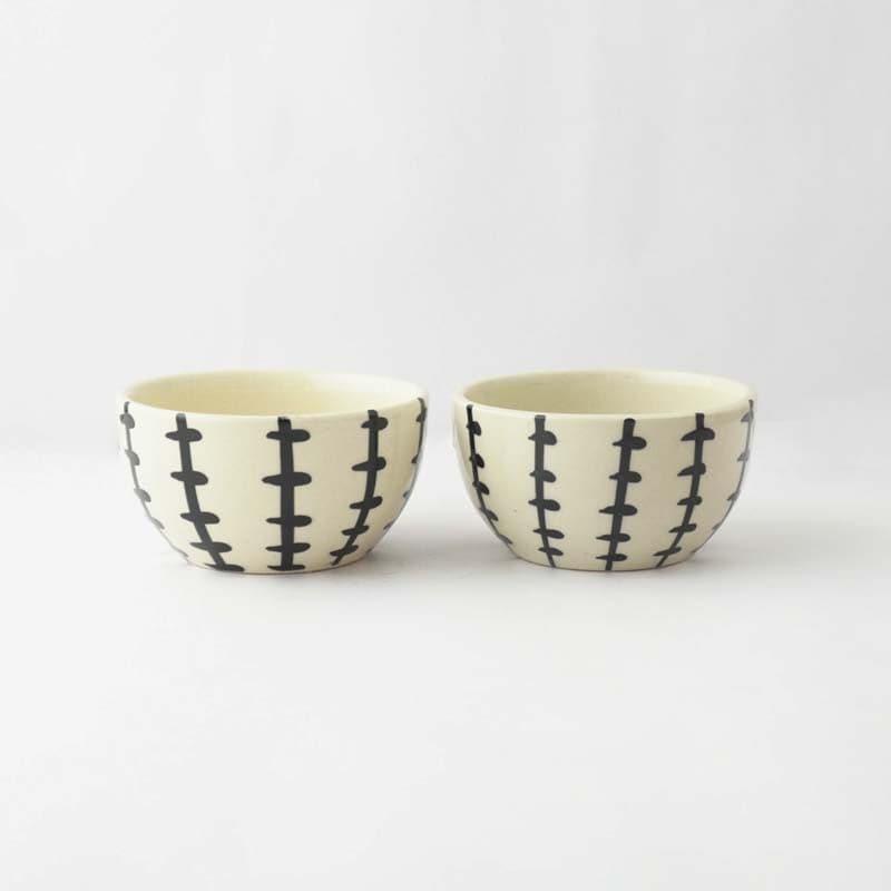 Buy Pine Branch Ceramic Bowl - Set Of Two Bowl from Vaaree