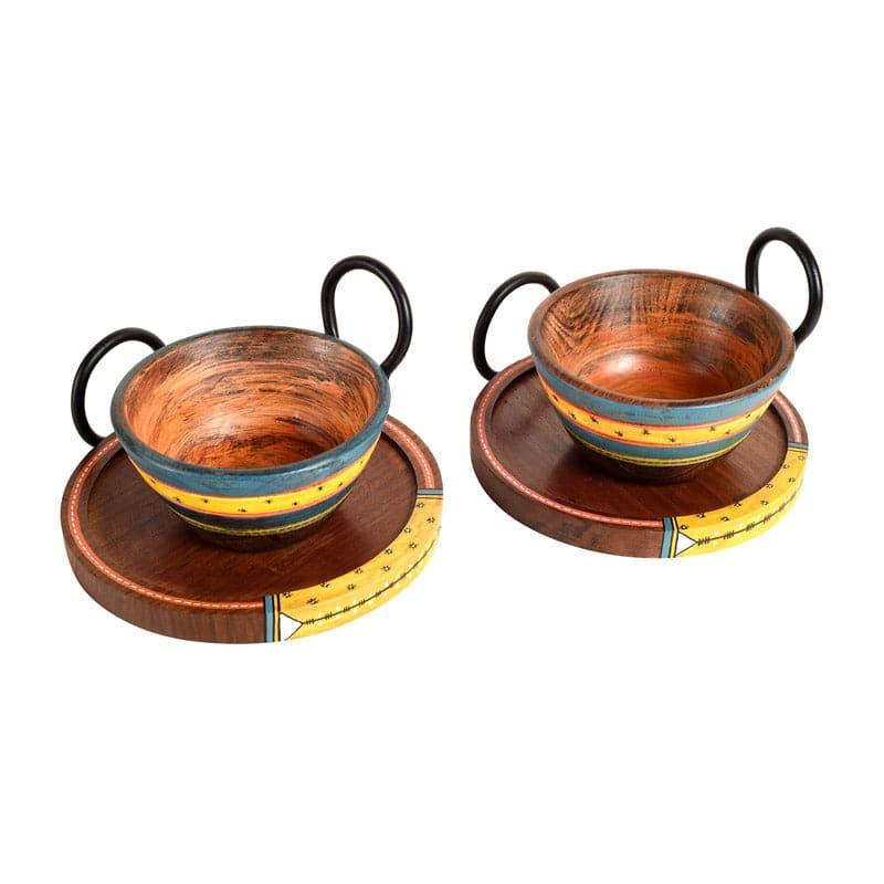 Buy Pitala Wooden Serving Set - Set Of Four Bowl from Vaaree