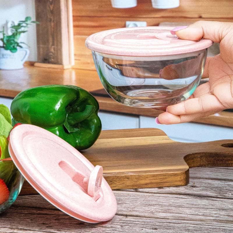 Buy Bowl - Pittsbur Storage Bowl (Pink) - Set Of Two at Vaaree online