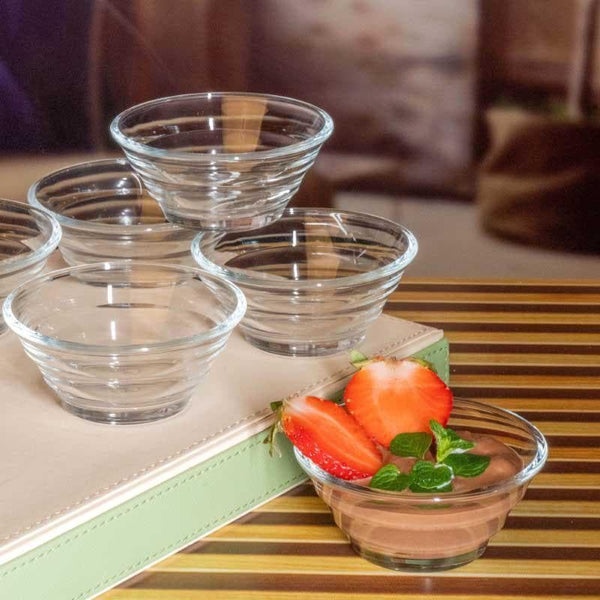 Buy Ruby Glass bowl (100 ML) - Set Of Six Bowl from Vaaree