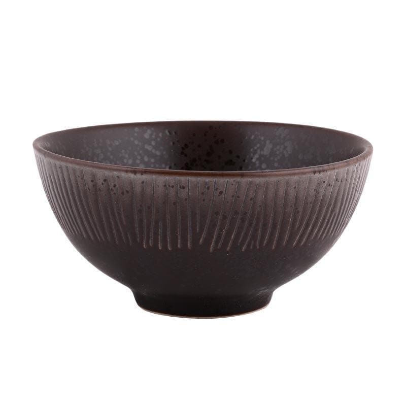 Bowl - Rustic Brown Bowl - Set Of Six