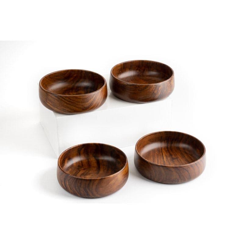 Buy Bowl - Vanya Wooden Bowl - Set Of Four at Vaaree online