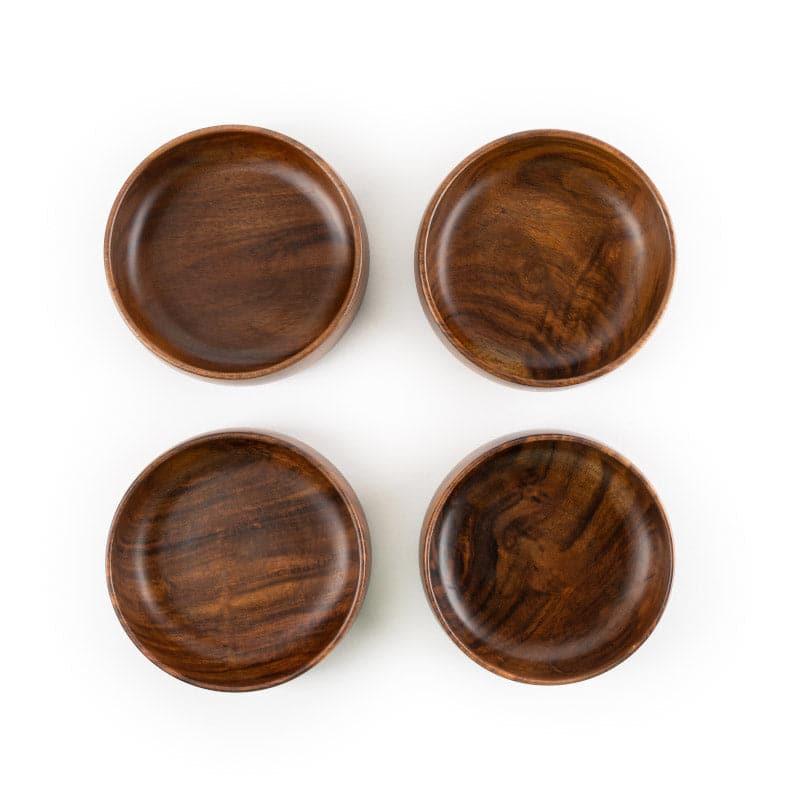 Buy Bowl - Vanya Wooden Bowl - Set Of Four at Vaaree online