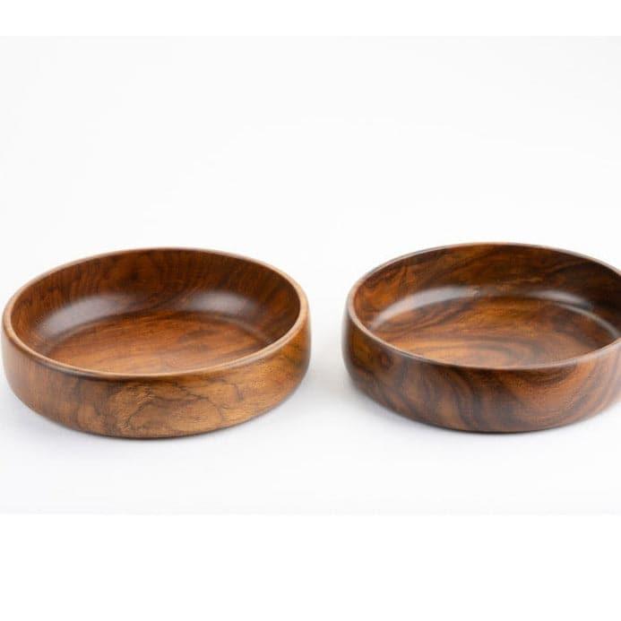 Buy Bowl - Vanya Wooden Serving Bowl (Big) - Set Of Two at Vaaree online