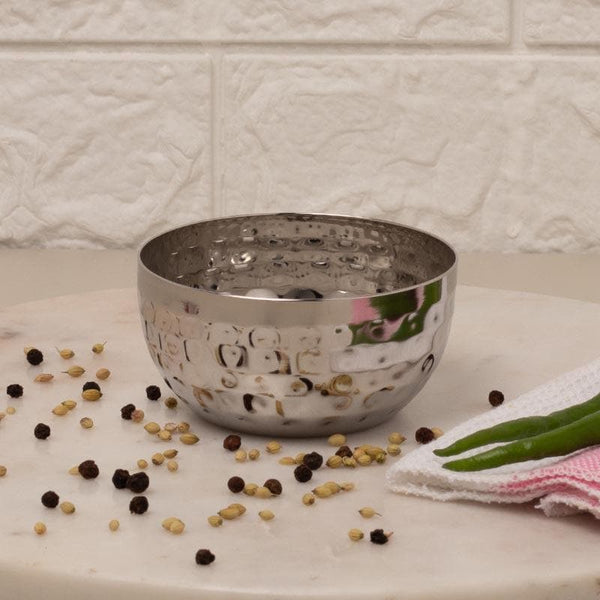 Buy Vintage Charm Hammered Curry Bowl Bowl from Vaaree