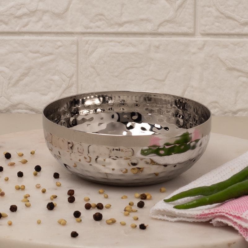 Bowl - Vintage Charm Hammered Curry Bowl (200 ML) - Set Of Two