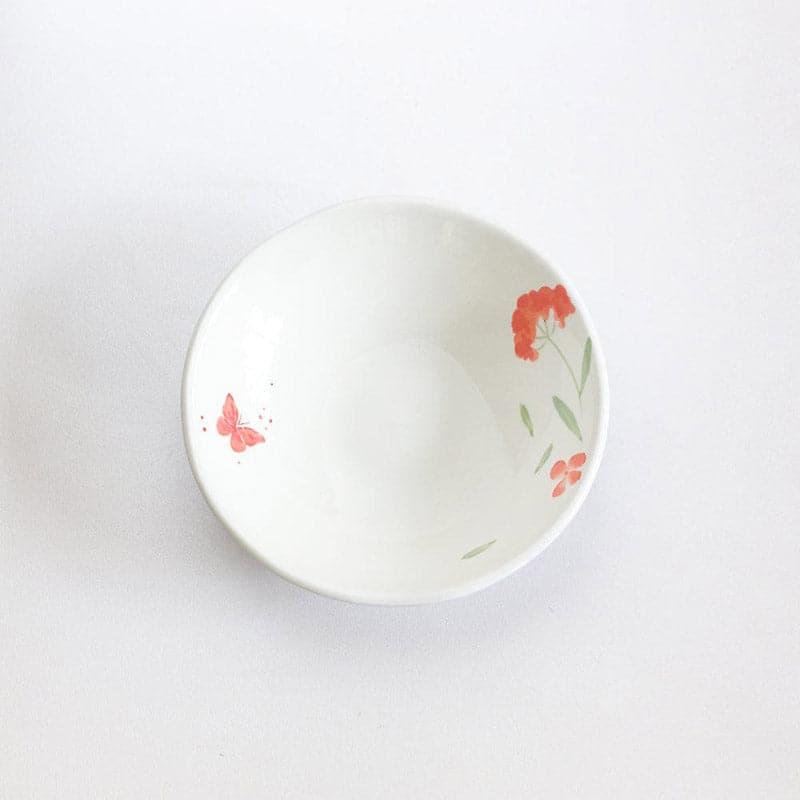 Buy Bowl - Wildflower Meadow Handpainted Ceramic Bowls - Set Of 2 at Vaaree online