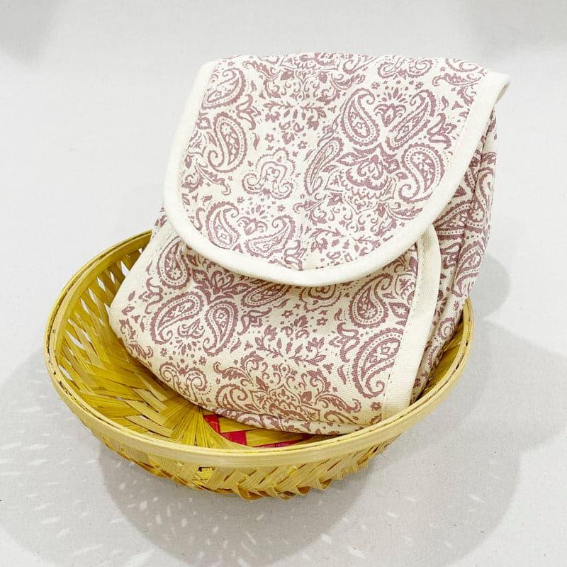 Buy Theona Round Bread Basket - Beige Bread Basket from Vaaree