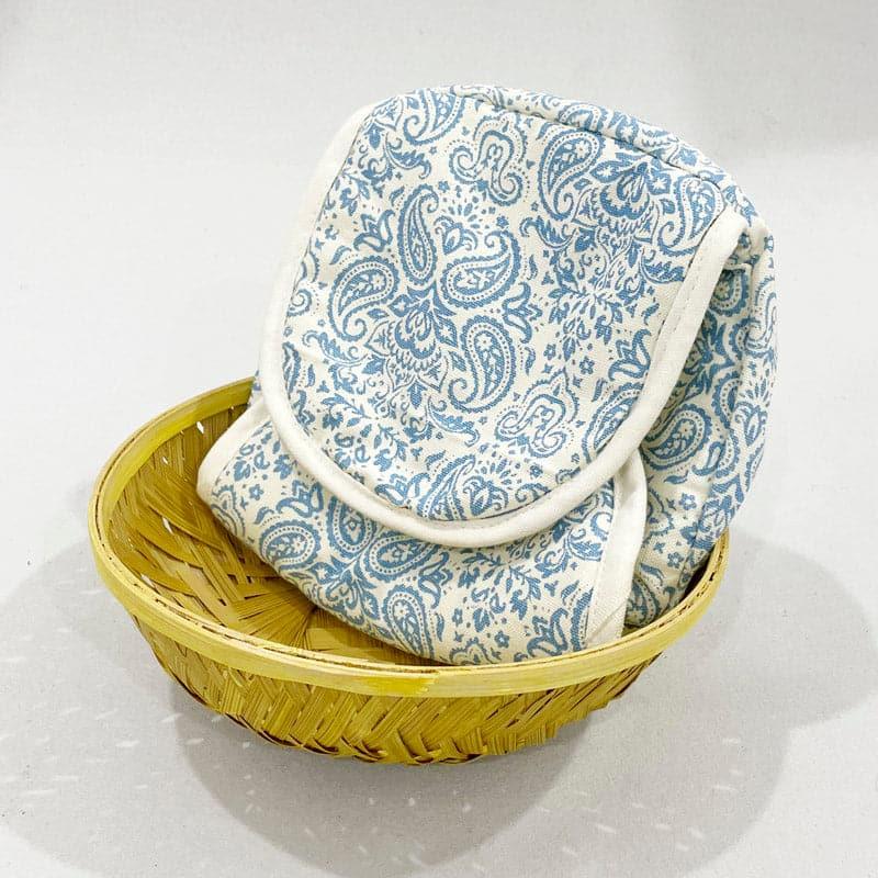 Buy Bread Basket - Theona Round Bread Basket - Blue at Vaaree online
