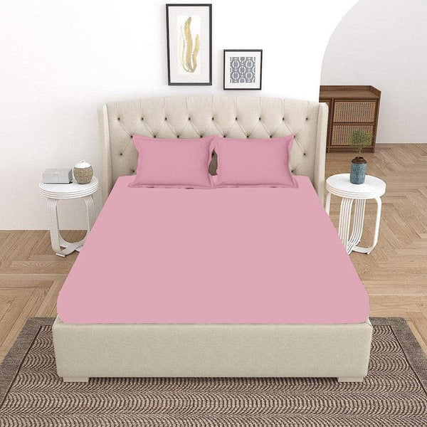 Buy Vizag Solid Bedsheet - Pink at Vaaree online | Beautiful Bedsheets to choose from