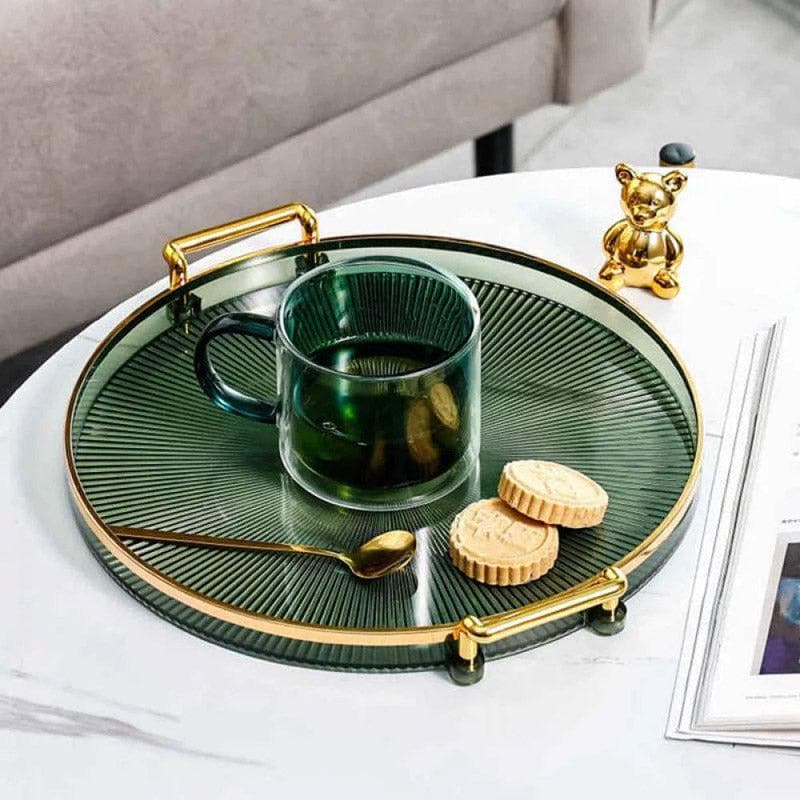 Buy Yorke Decorative Tray - Green at Vaaree online | Beautiful Serving Tray to choose from