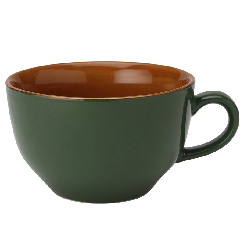 Buy Ruby Ceramic Mug (Green) - 350 ML Mug & Tea Cup from Vaaree