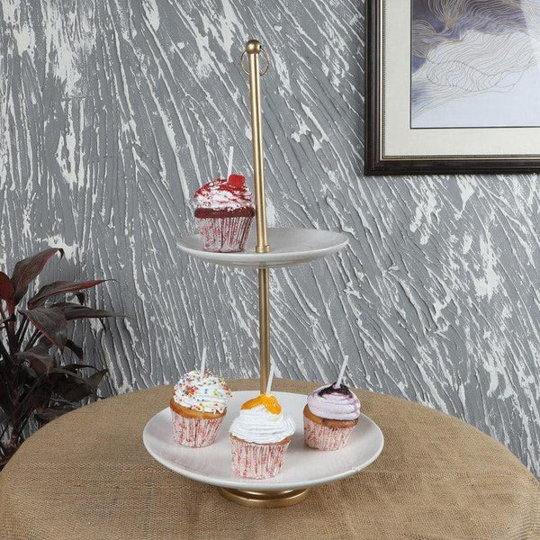 Cake stand - Double Droll Platter