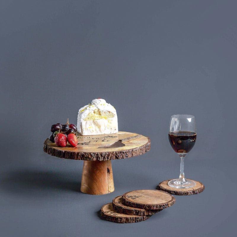 Buy Lisette Cake Stand & Coaster Set - Set Of Five Cake Stand from Vaaree