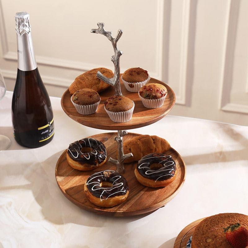 Buy Lonara Wooden Cake Stand Cake Stand from Vaaree