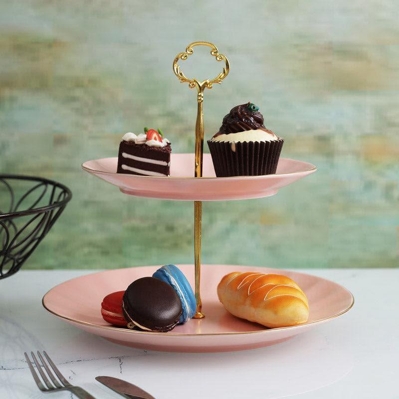 Buy Pisto Cake Stand - Pink Cake Stand from Vaaree