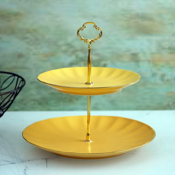 Buy Cake Stand - Pisto Cake Stand - Yellow at Vaaree online