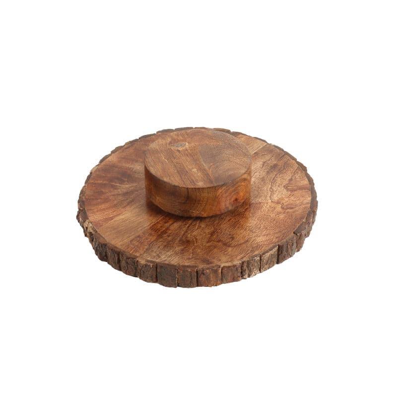 Buy Timona Wooden Cake Platter Cake Stand from Vaaree