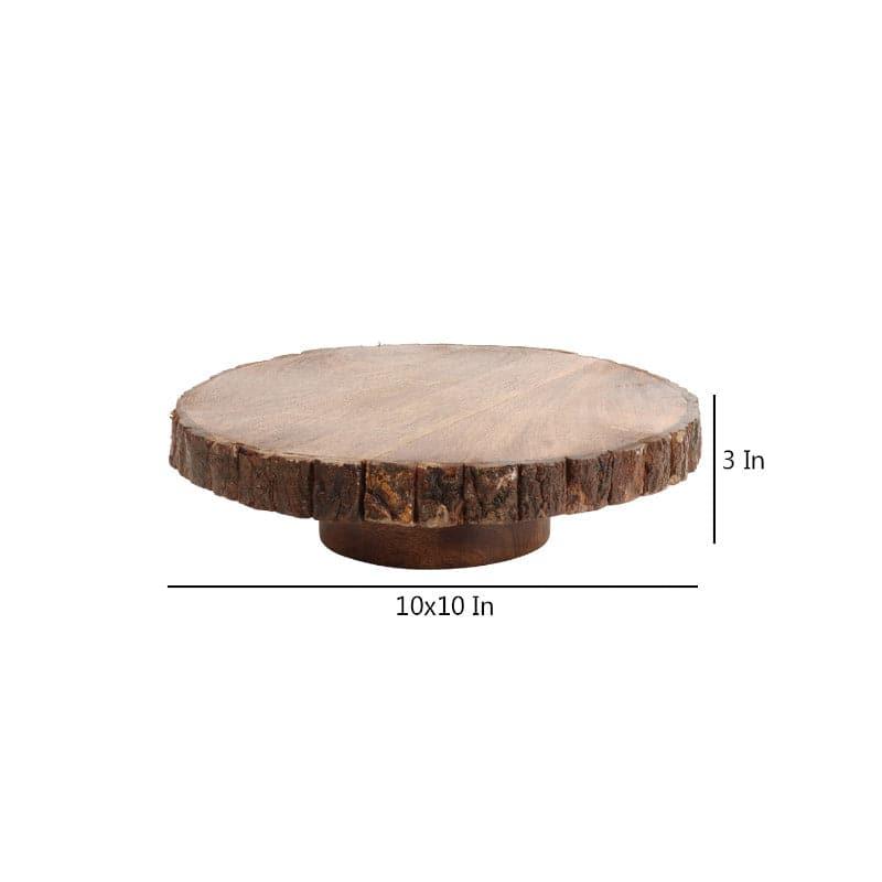 Buy Timona Wooden Cake Platter Cake Stand from Vaaree