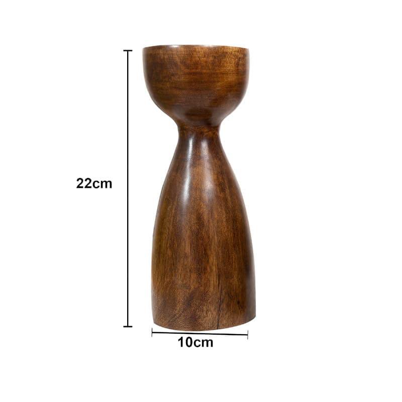 Buy Aria Wooden Candle Stand - Medium Candle Holders from Vaaree