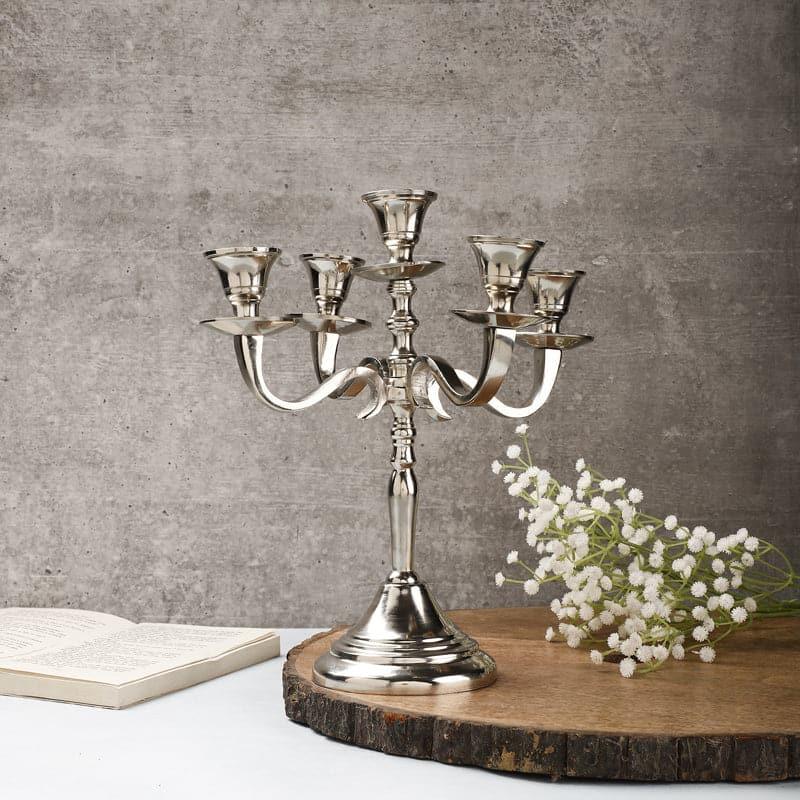 Buy Bliar Candle Holder - Silver Candle Holders from Vaaree