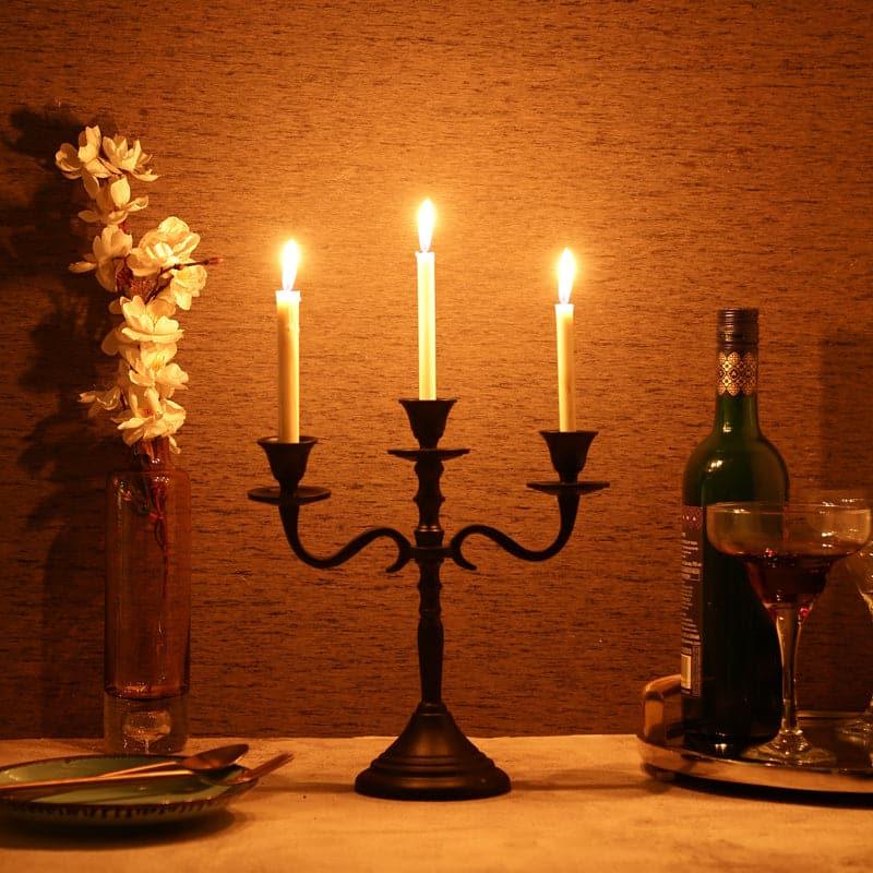 Buy Emisa Candle Holder - Black Candle Holders from Vaaree