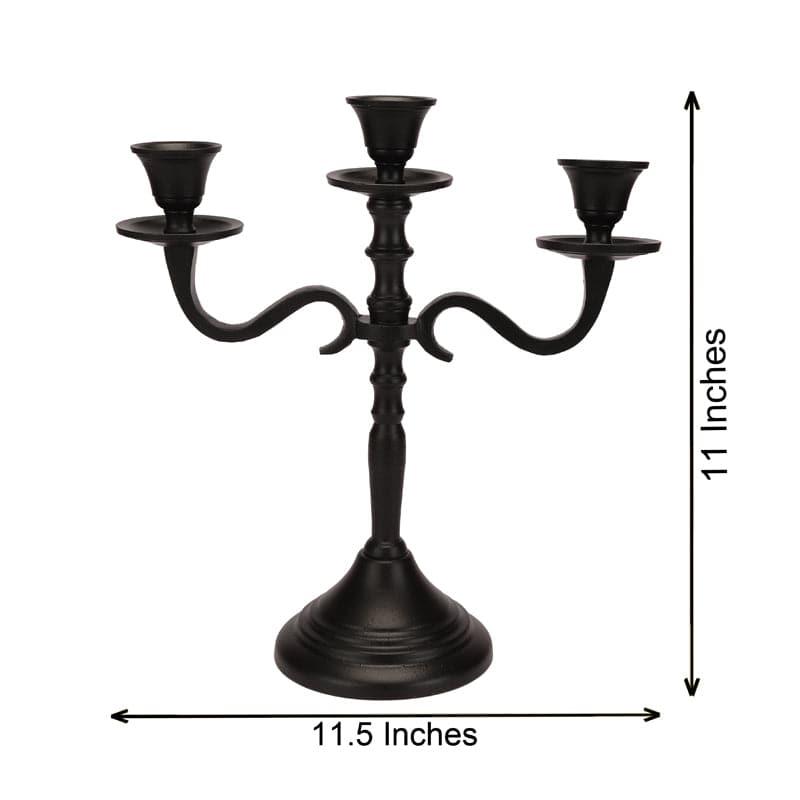 Buy Emisa Candle Holder - Black Candle Holders from Vaaree