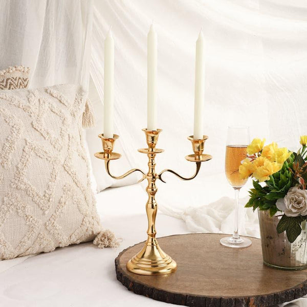 Buy Emisa Candle Holder - Gold Candle Holders from Vaaree