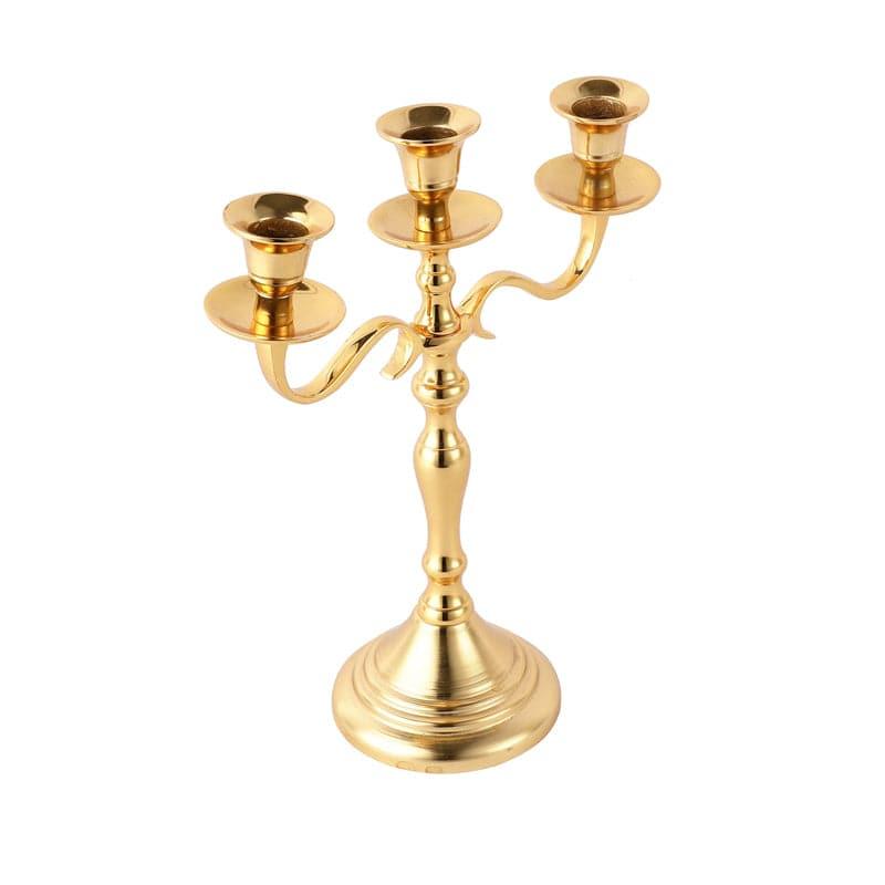 Buy Emisa Candle Holder - Gold Candle Holders from Vaaree