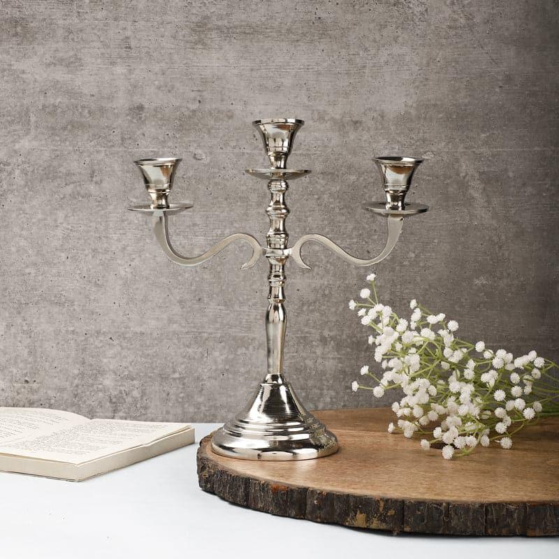 Buy Emisa Candle Holder - Silver Candle Holders from Vaaree