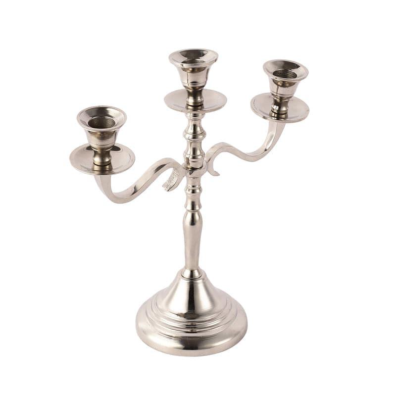 Buy Emisa Candle Holder - Silver Candle Holders from Vaaree