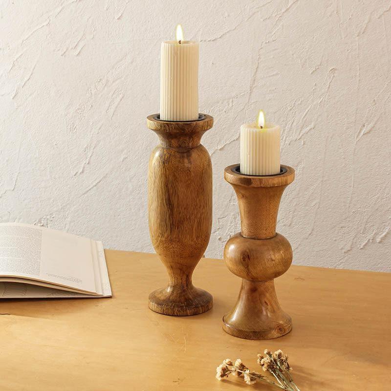 Buy Karoh Cnadle Stand - Set Of Two Candle Holders from Vaaree