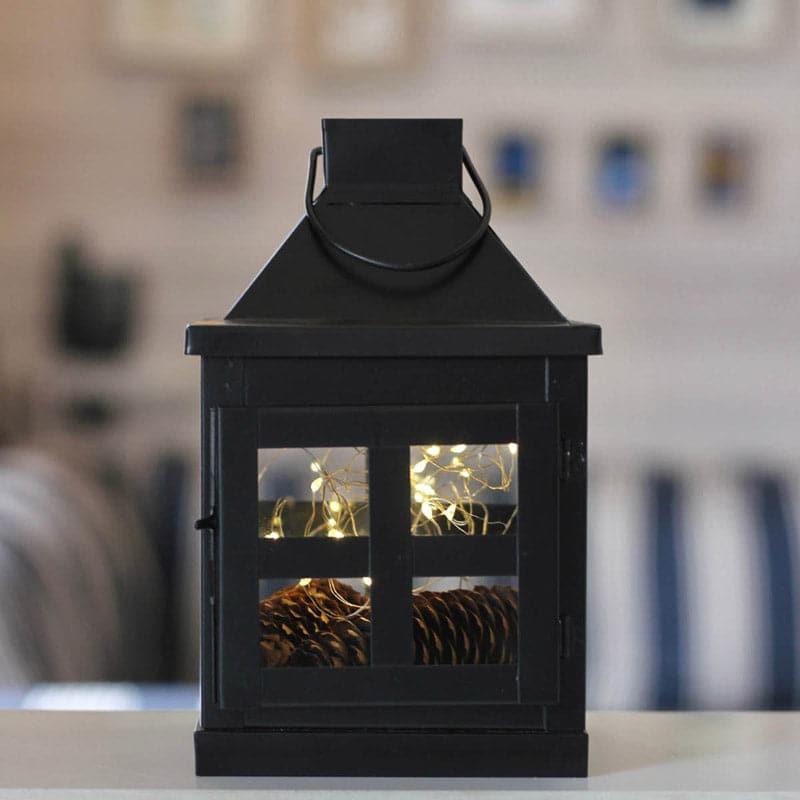 Buy Miracle Maeve Lantern (Black) - Small Candle Holders from Vaaree