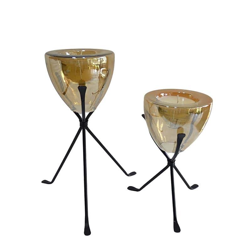 Buy Morsara Candle Holder - Set Of Two Candle Holders from Vaaree