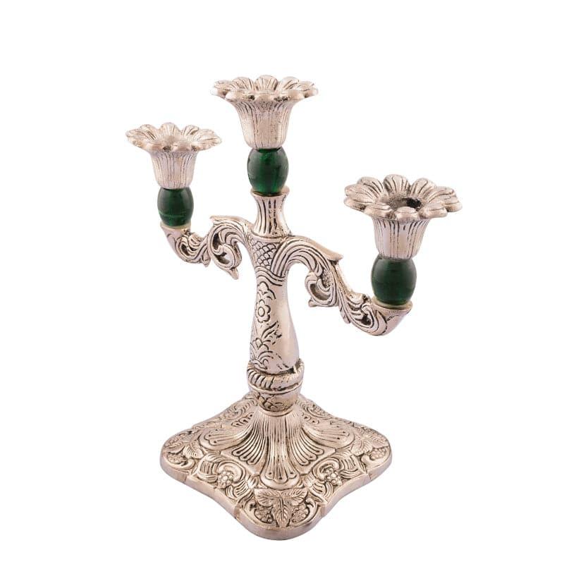 Buy Simona Candle Stand - Green Candle Holders from Vaaree