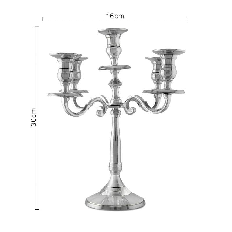 Buy Simora Candelabrum With Five Arms Candle Holders from Vaaree