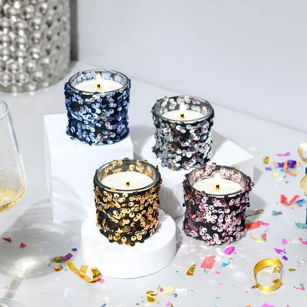 Buy Bedazzle Beauty Scented Candle - Set Of Four Candles from Vaaree