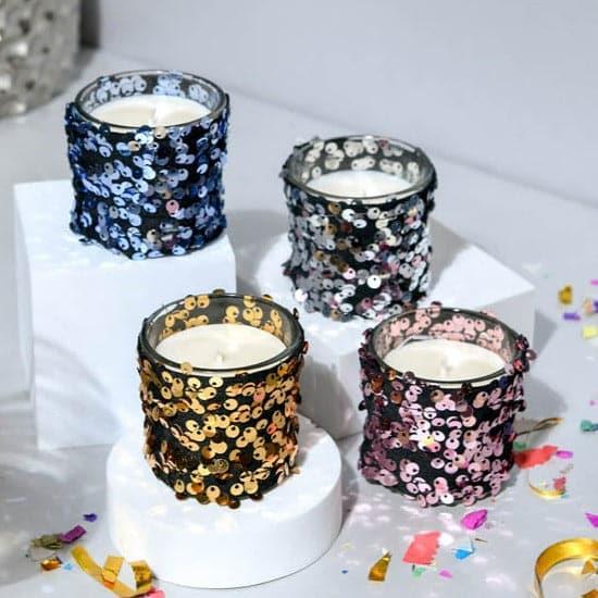 Buy Candles - Bedazzle Beauty Scented Candle - Set Of Four at Vaaree online