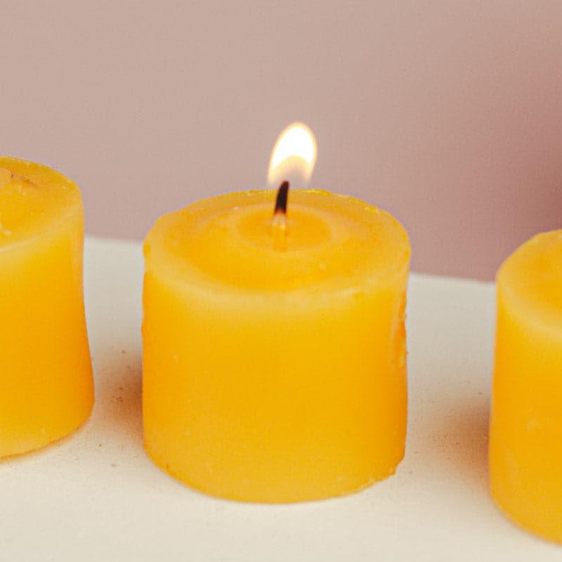 Buy Carta Votive Lemongrass Scented Candles - Set Of Six Candles from Vaaree