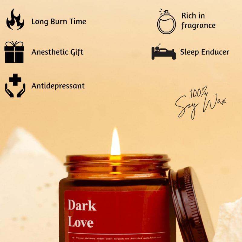 Buy Dark Love Scented Jar Candle - 100 GM Candles from Vaaree