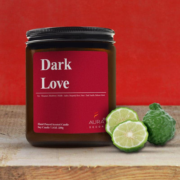 Candles - Dark Love Scented Jar Candle - 200 GM
