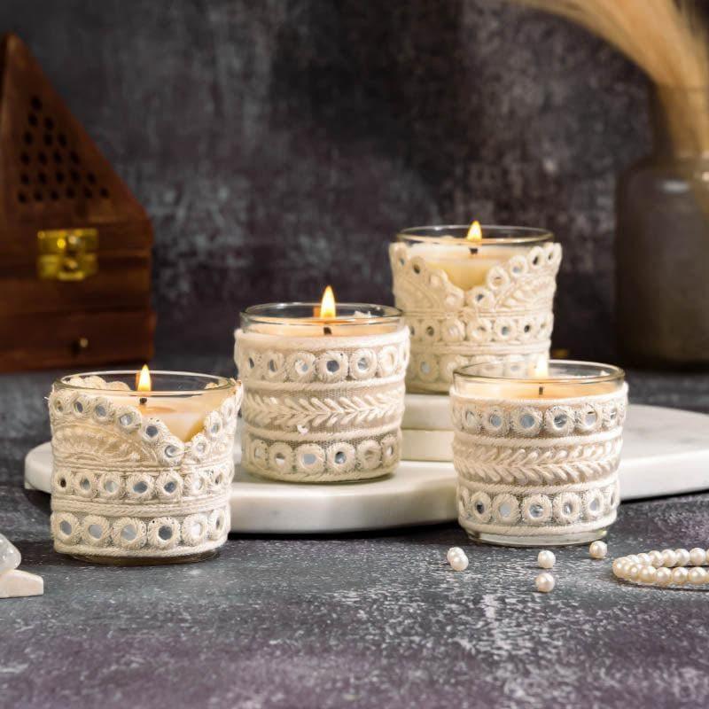 Buy Esme Votive Candle - Set Of Four Candles from Vaaree