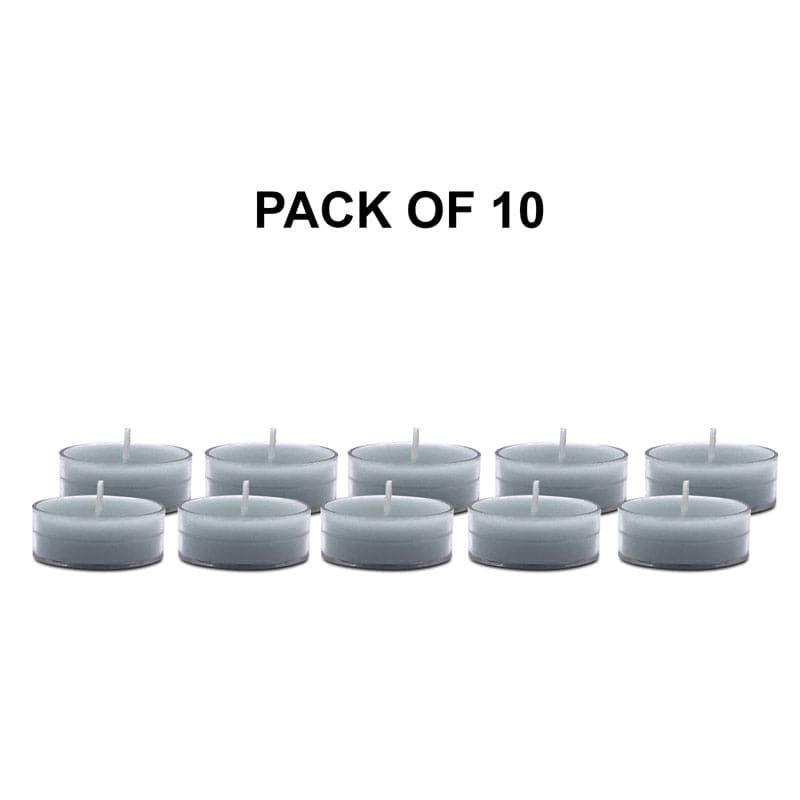 Buy Fontain Jasmine Scented Tealight Candle - Set Of Ten Candles from Vaaree