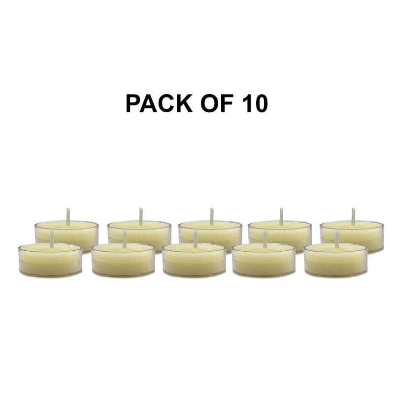 Buy Fontain Vanilla Scented Tealight Candle - Set Of Ten Candles from Vaaree