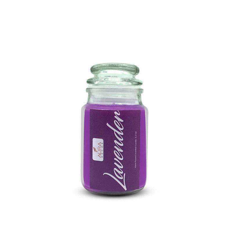 Candles - Galatea Lavender Scented Jar Candle - 180 GM