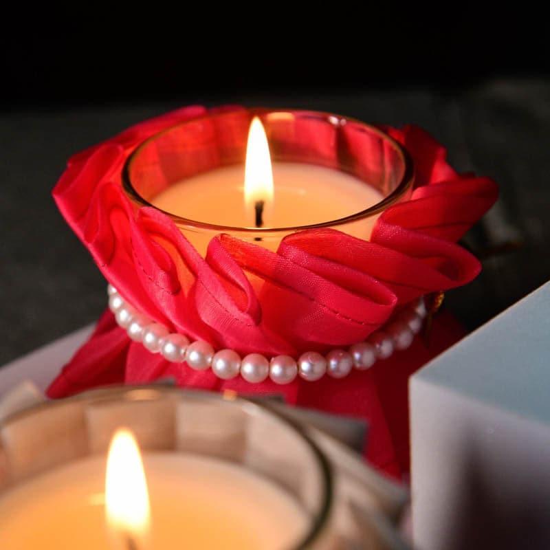 Buy Gulabi Scented Candle - Set Of Nine Candles from Vaaree